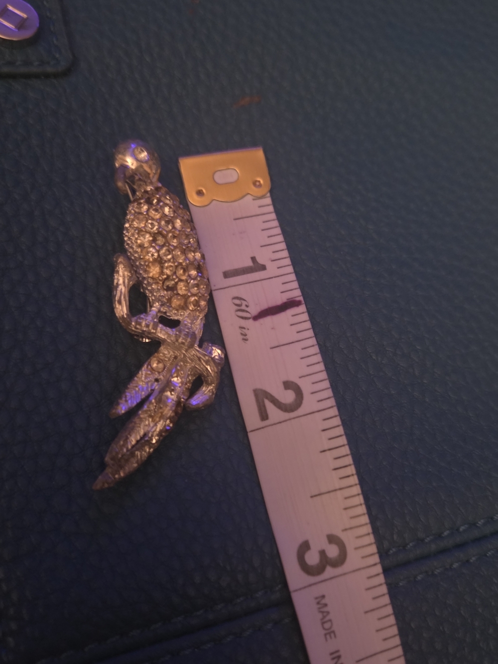 Bundle: Thirty-One Teal Wristlet + Celtic Cross Necklace Parrot Brooch Hair Clip - Picture 17 of 17